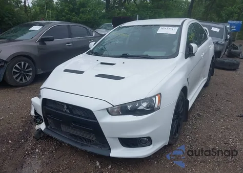 2013 Mitsubishi Lancer Evolution Gsr z USA, uszkodzony, nr VIN JA32W8FV7DU016878